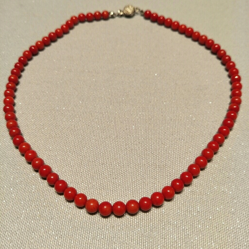 COPY - Red coral necklace